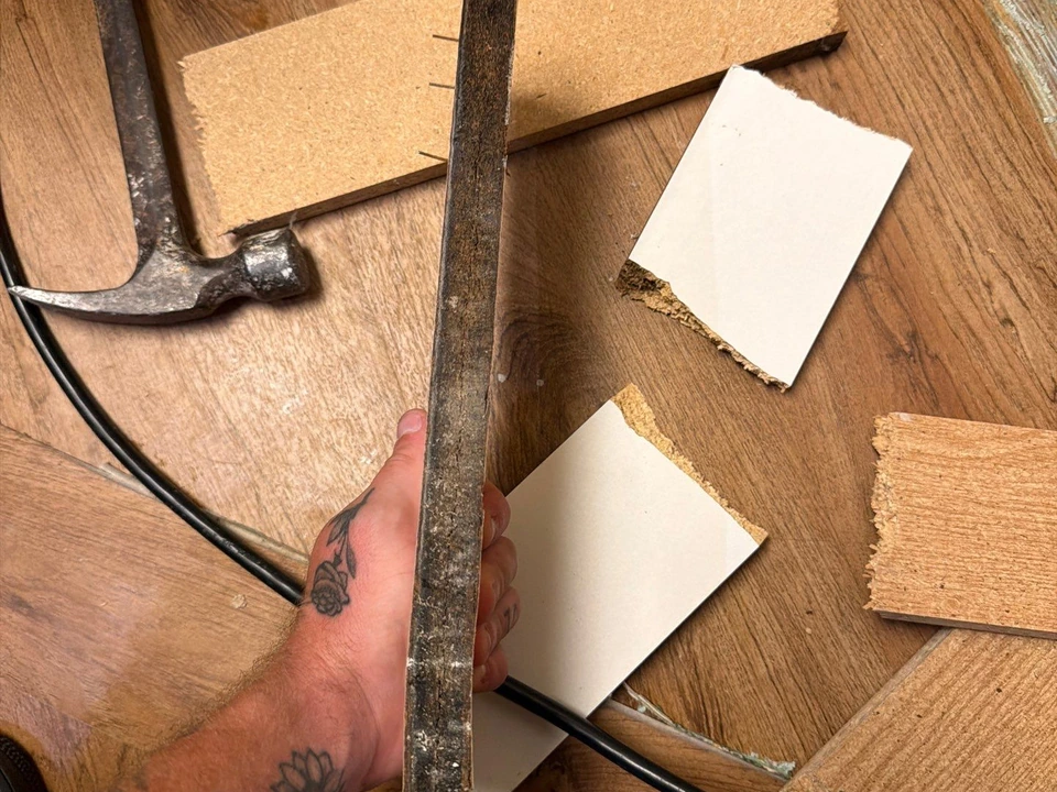Fire and smoke damage cleanup project